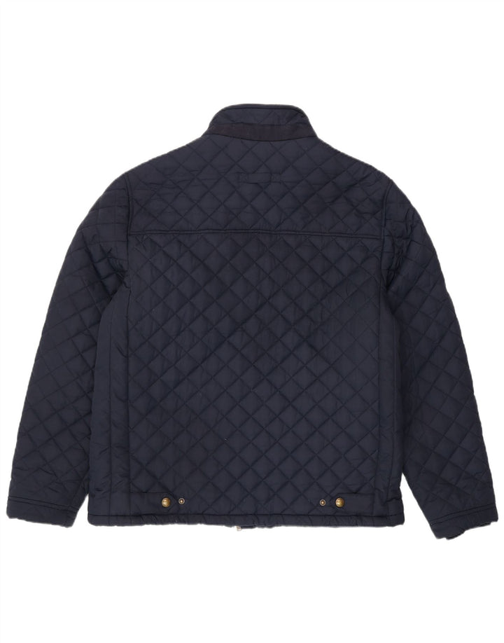 CREW CLOTHING Herren Steppjacke UK 42 XL Marineblau Polyester