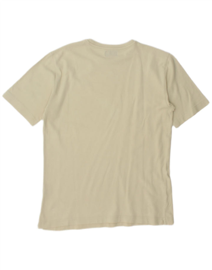Kappa Herren T-Shirt Top Mittelbeige Baumwolle
