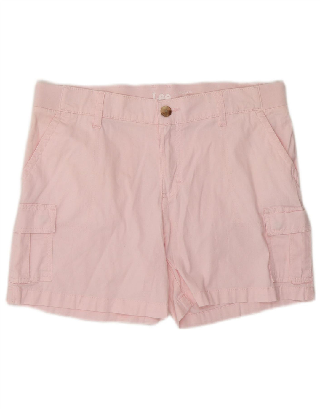 LEE Damen-Cargoshorts mit normaler Passform, US 12, Größe L, W34, rosa Baumwolle