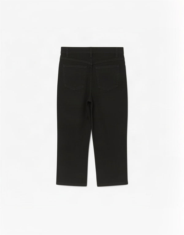 Marks & Spencer Damen Capri-Jeans UK 14 Medium W30 L22 Schwarze Baumwolle