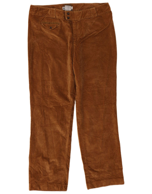 Columbia Damen Straight Velour Freizeithose US 16 2XL W36 L30 Braun