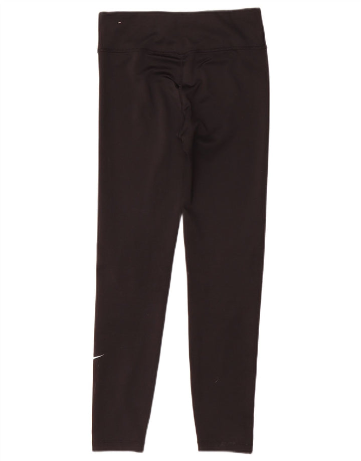 Nike Dri-Fit-Leggings für Mädchen, 10–11 Jahre, mittelgroßes schwarzes Polyester