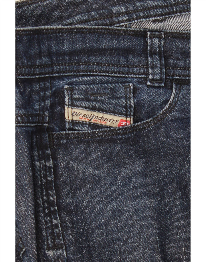 DIESEL Womens Soozy Straight Jeans W29 L29 Navy Blue Cotton Vintage Diesel and Second-Hand Diesel from Messina Hembry 