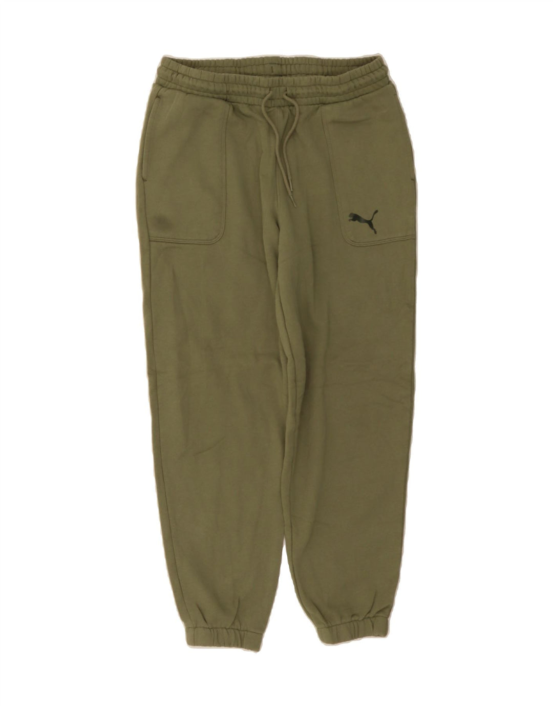 PUMA Womens Tracksuit Trousers Joggers UK 12 Medium  Green Vintage Puma and Second-Hand Puma from Messina Hembry 