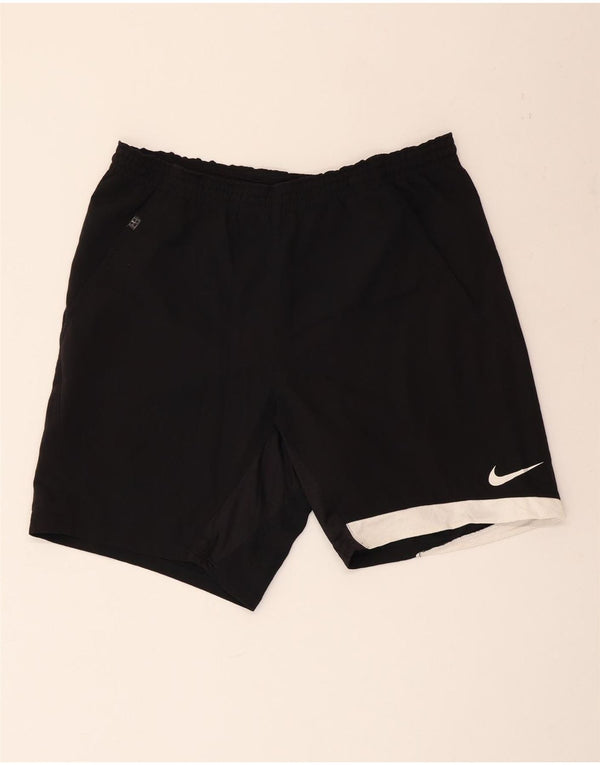 NIKE Herren-Sportshorts, groß, Schwarz, Farbblock