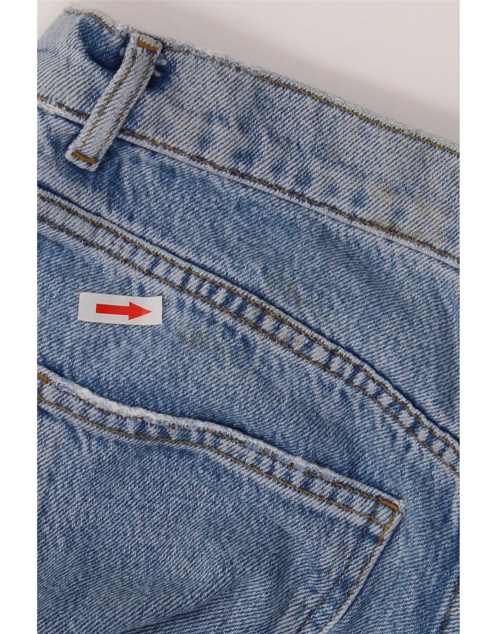 Zara Damen Straight Jeans EU 38 Small W28 L34 Blau