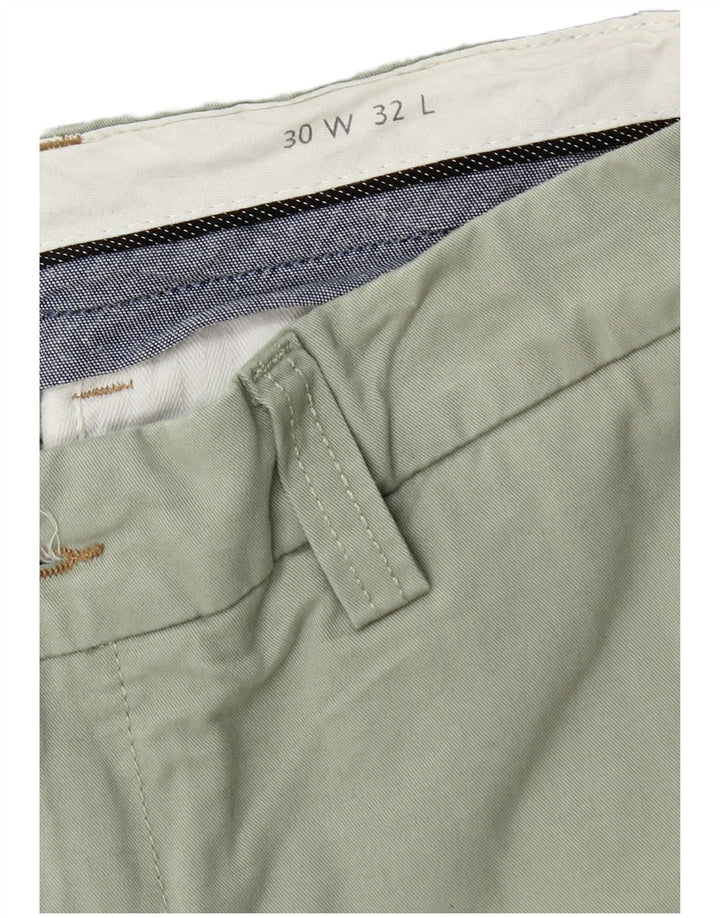 Jack Wills Herren-Chinoshorts W30 aus mittelgrüner Baumwolle