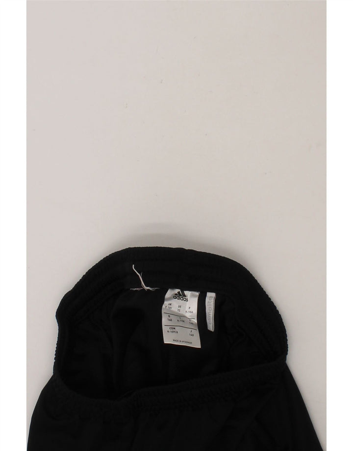 ADIDAS Boys Climalite Sport Shorts 9-10 Years  Black Polyester Vintage Adidas and Second-Hand Adidas from Messina Hembry 