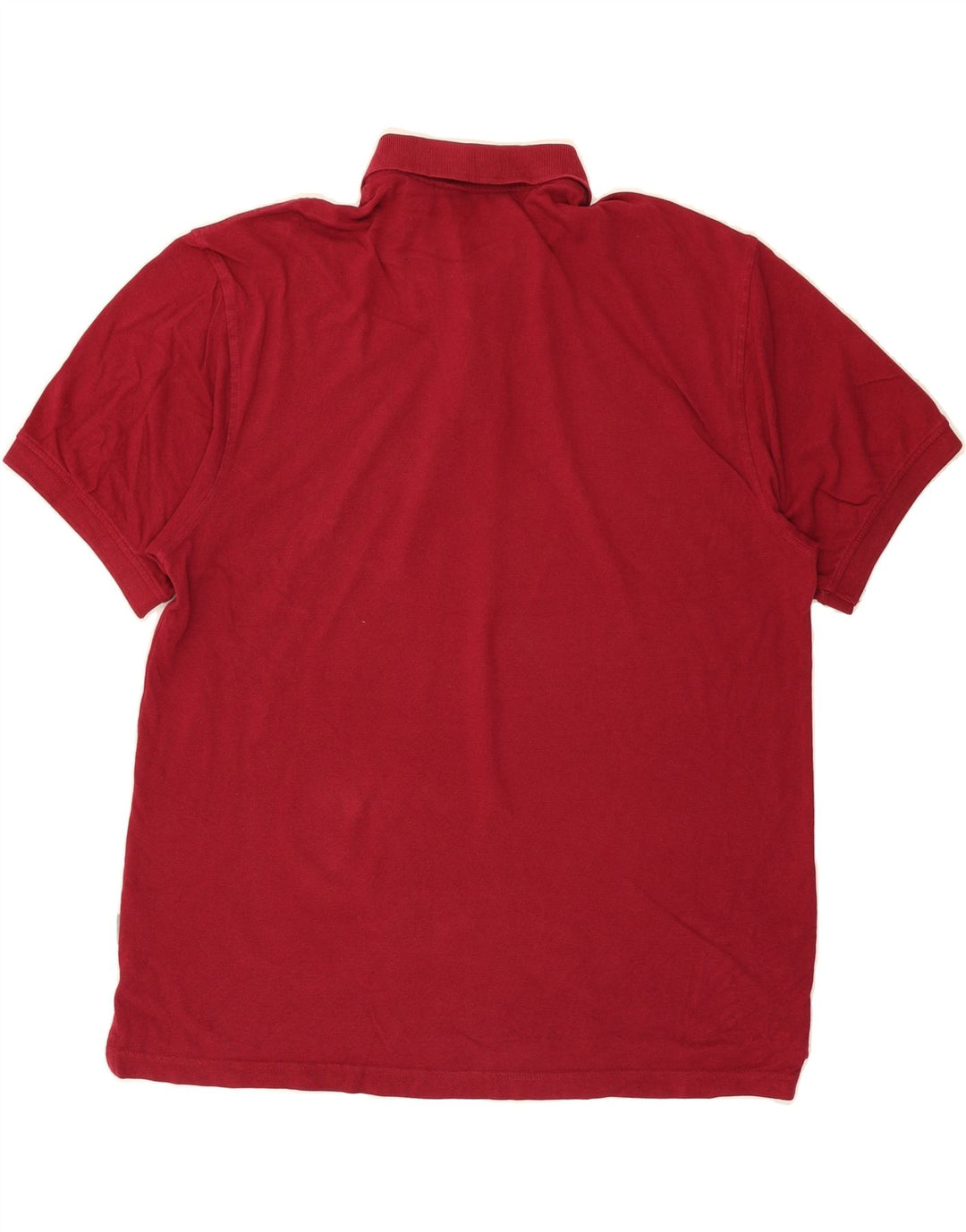 IZOD Mens Polo Shirt Large Maroon Cotton Vintage Izod and Second-Hand Izod from Messina Hembry 