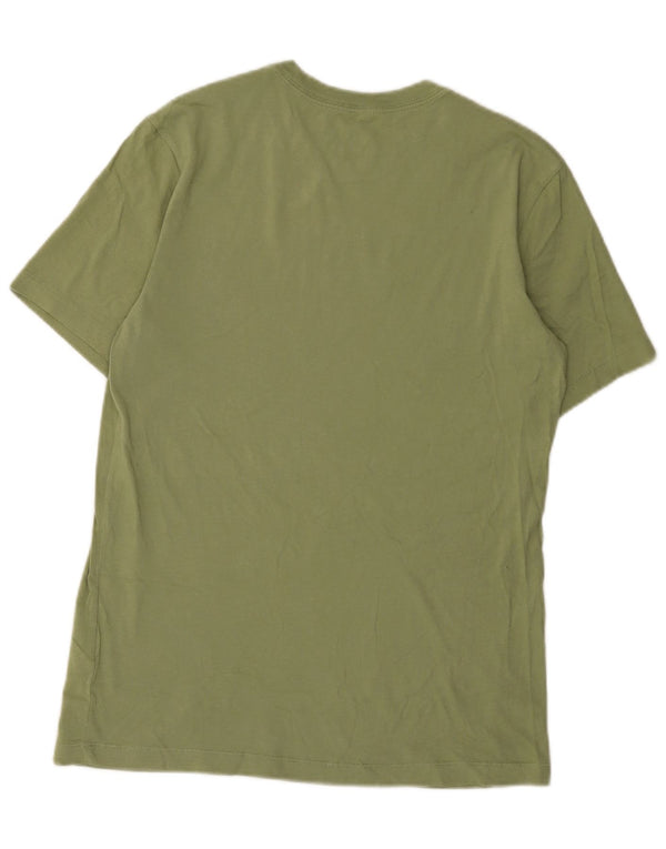 Nike Mens Graphic T-Shirt Top Small Khaki Cotton