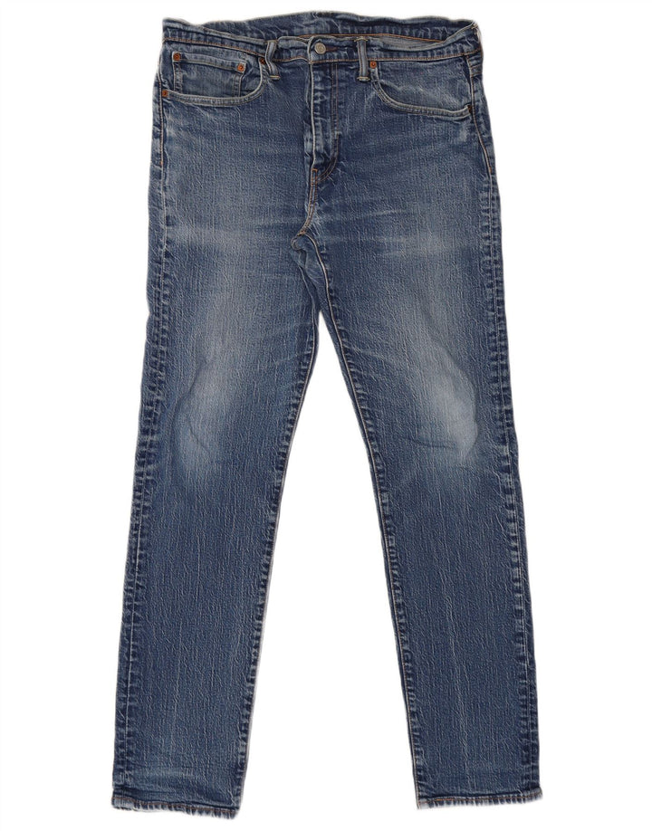 Levi's Herren 502 Tapered Jeans W34 L34 Blaue Baumwolle