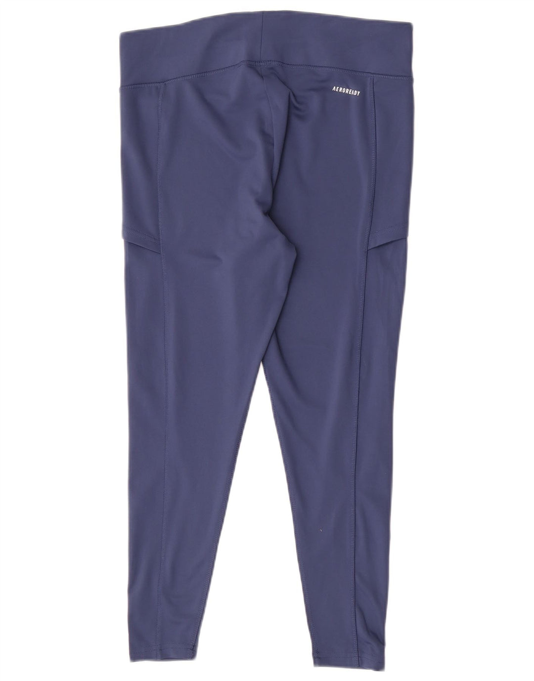 Adidas Damen Aeroready Leggings UK 16 Large Marineblau Polyester