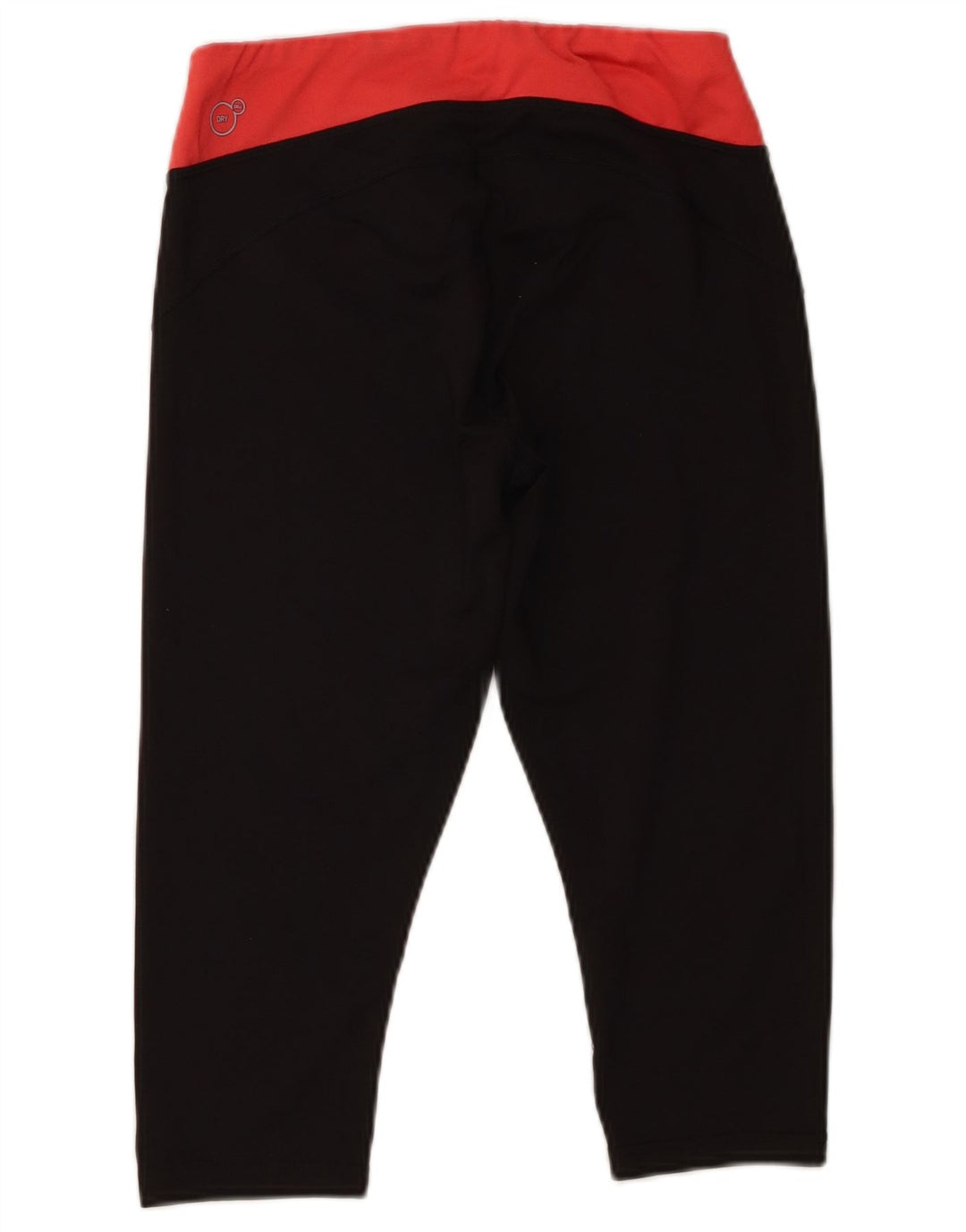 Puma Damen Capri-Leggings UK 12 Mittelschwarzes Colourblock-Polyester