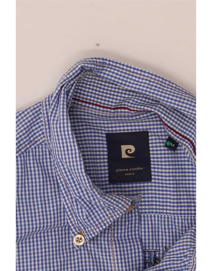 Pierre Cardin Herren Grafikhemd Mittelblau Gingham