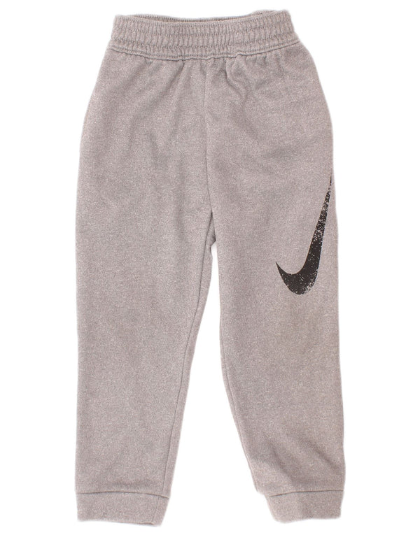 Nike Jungen Dri Fit Graphic Trainingshose Jogger 2–3 Jahre grau meliert