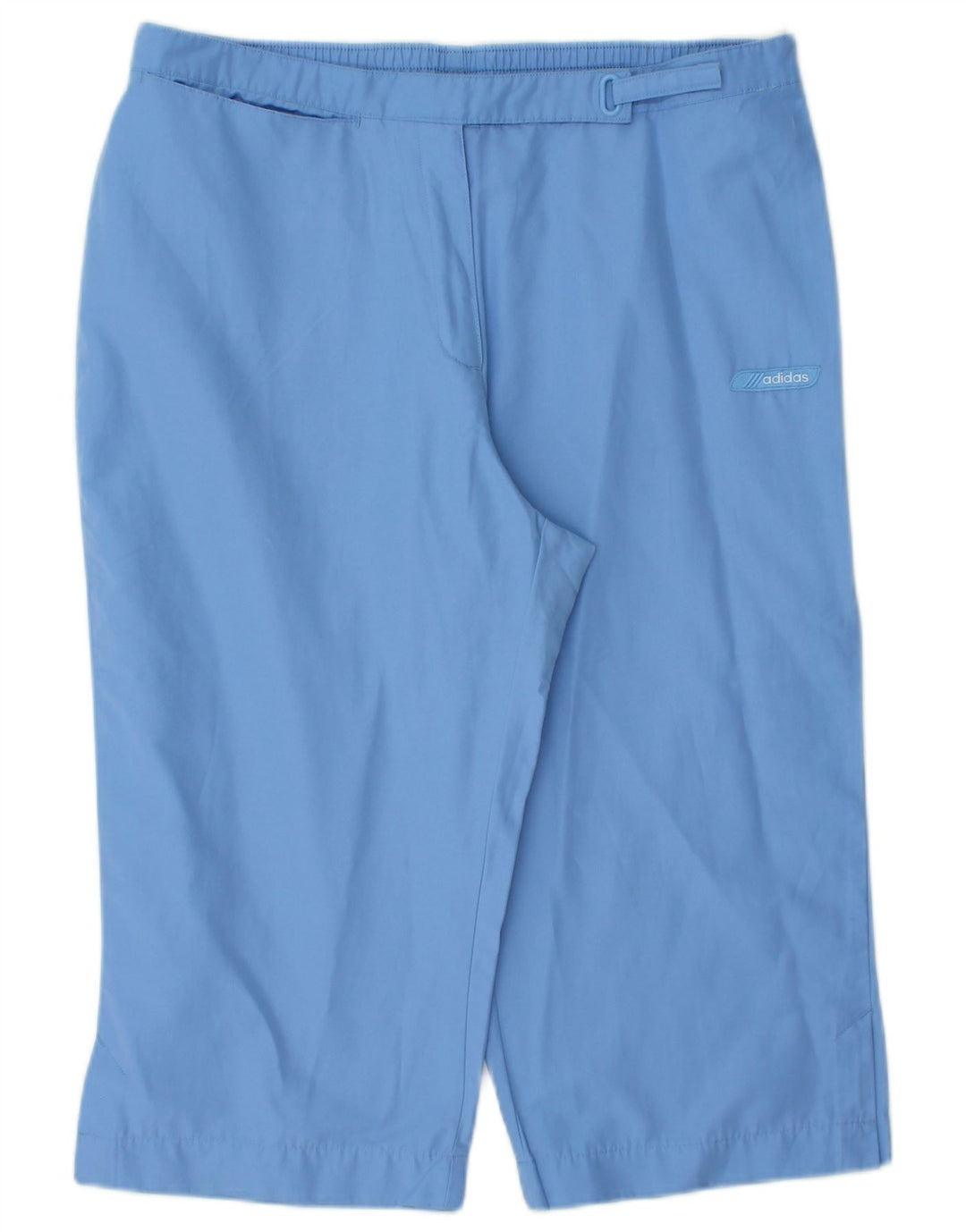 Adidas Damen Bermudashorts UK 16 Large W32 Blaue Baumwolle