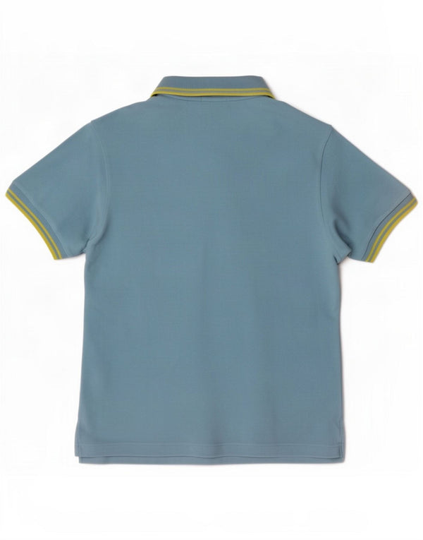 Fred Perry Damen Poloshirt UK 8 Small Blue Cotton