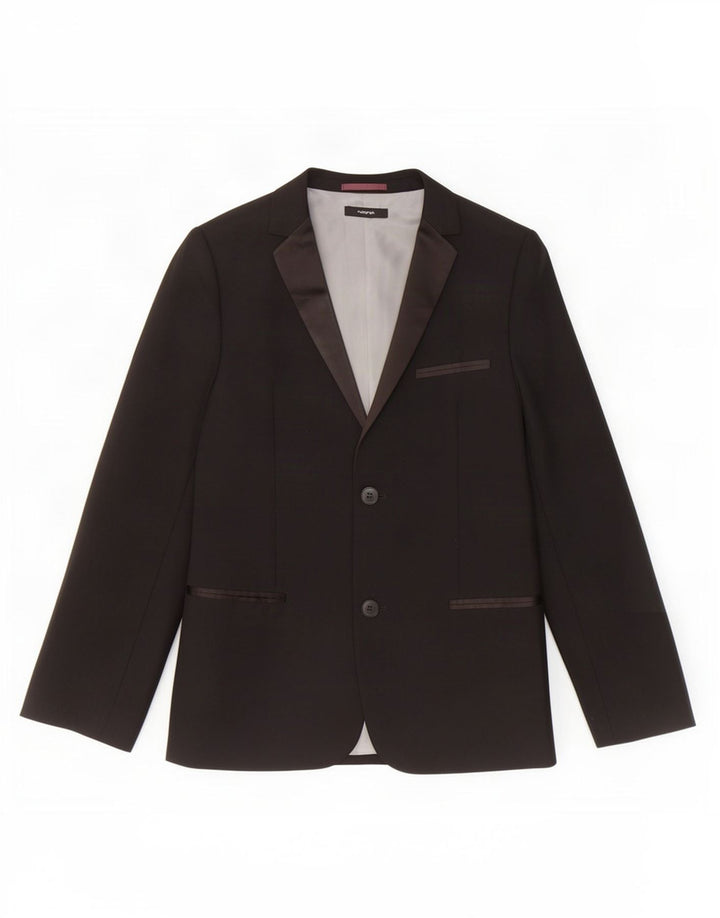 Marks & Spencer Damen Autograph 2 Button Blazer Jacke UK 10 Small Schwarz