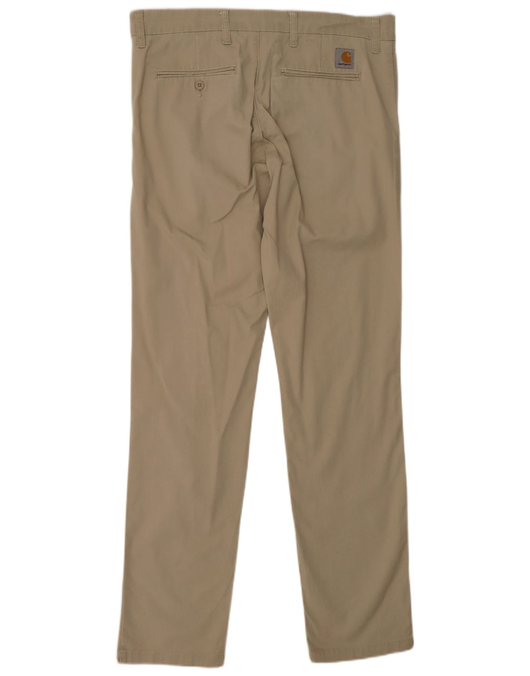 CARHARTT Herren Slim Chinohose W33 L34 Beige Baumwolle