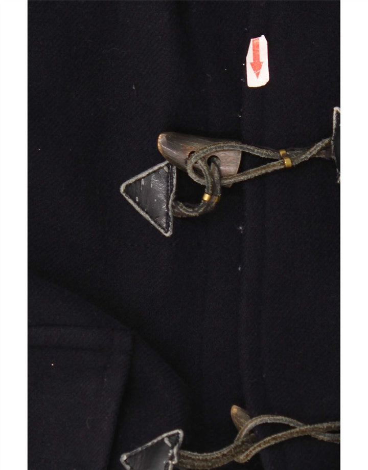 Barbour Herren-Dufflecoat mit Kapuze, UK 36, Größe S, marineblaue Wolle