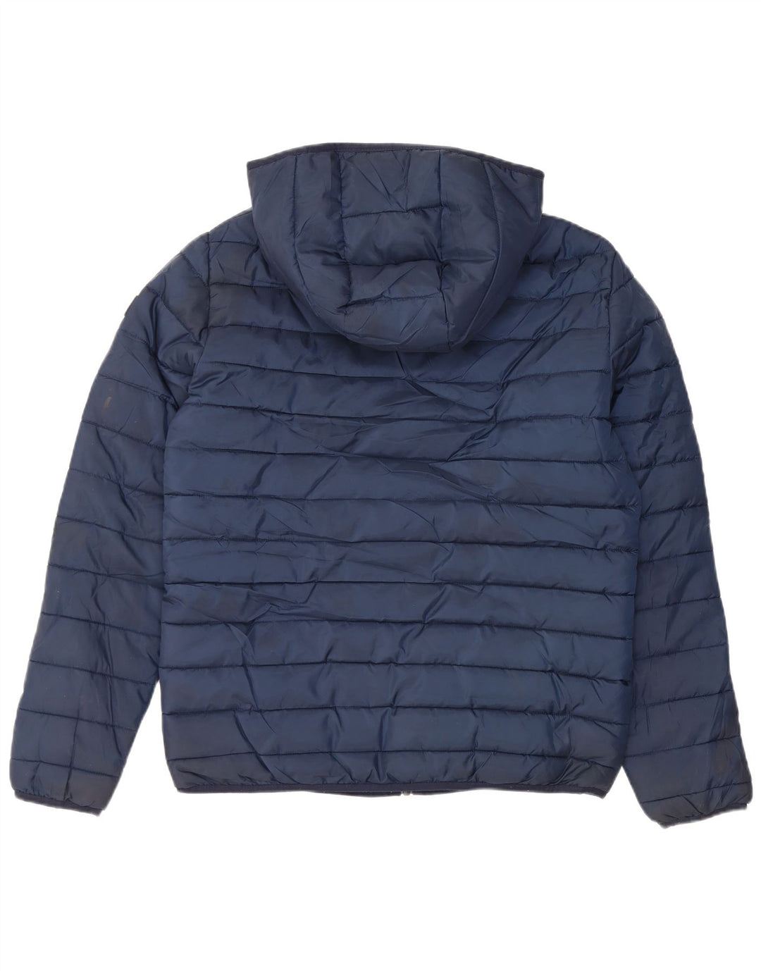 JACK & JONES Wattierte Herrenjacke mit Kapuze, UK 40, Größe L, Marineblau, Polyester