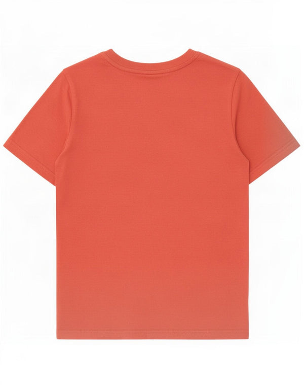 Puma Jungen T-Shirt mit Grafik, 9–10 Jahre, rote Baumwolle
