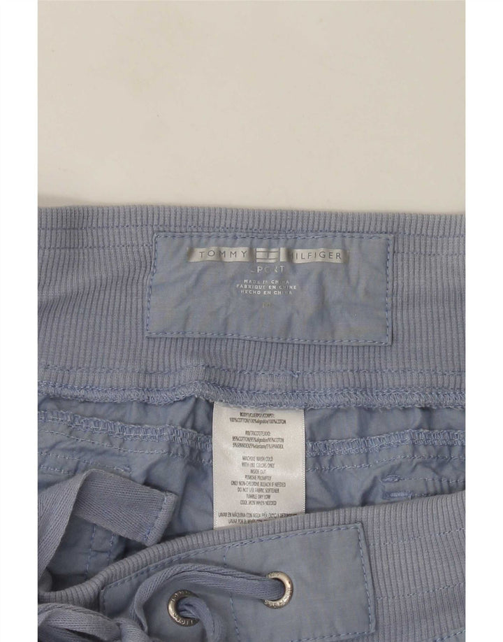 Tommy Hilfiger Damen Capri-Hose, Größe M, W30, L22, Blau, Baumwolle