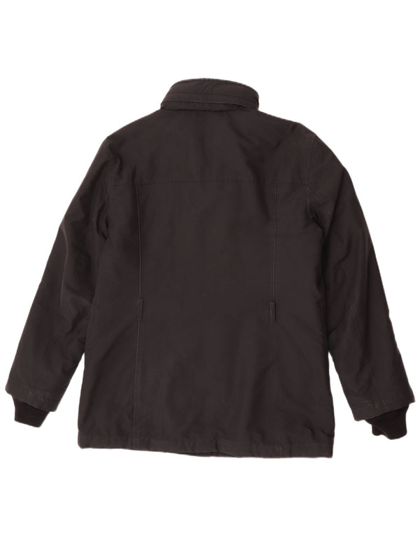 Fay Womens Hooded Duffle Jacket UK 18 XL Black