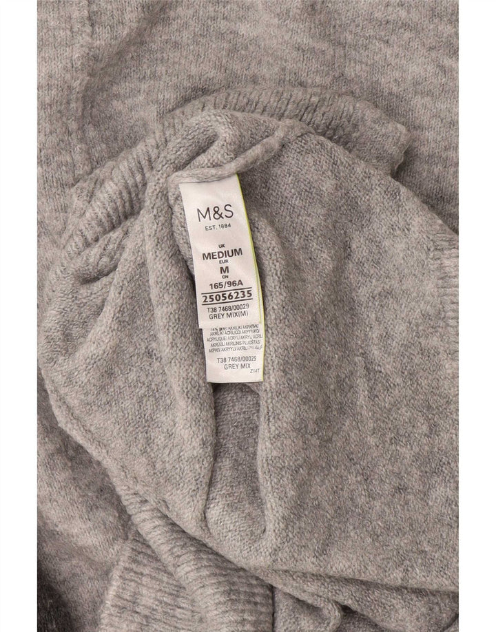Marks & Spencer Rollkragenpullover für Damen, Gr. 14, Mittelgrau