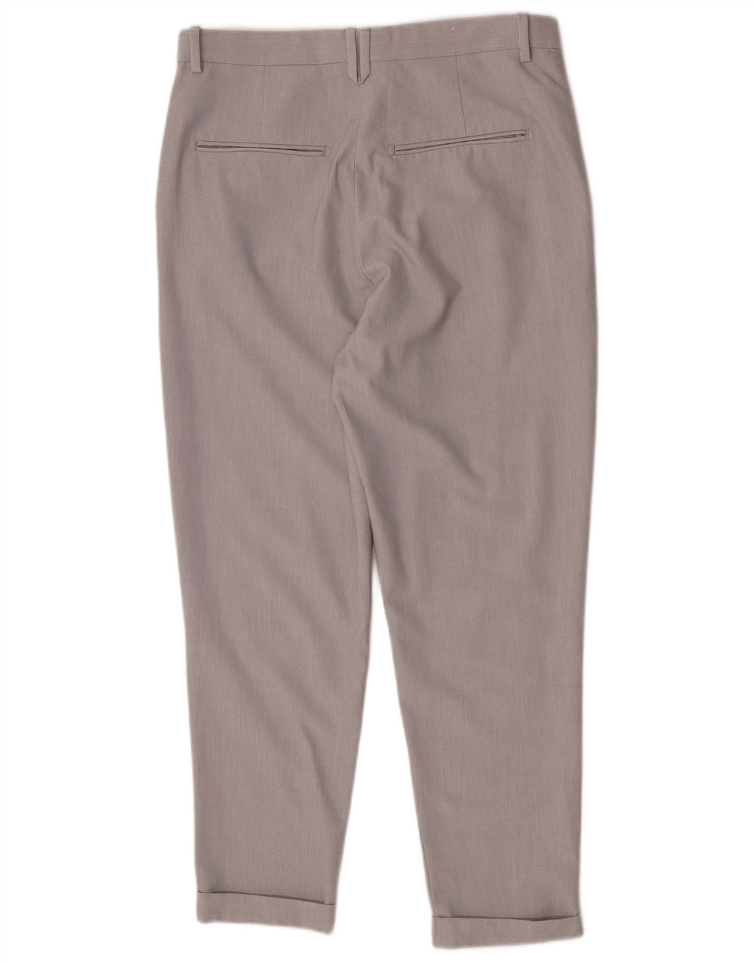 Zara Herren Tapered Regular Chino Hose EU 40 Medium W31 L25 Grau