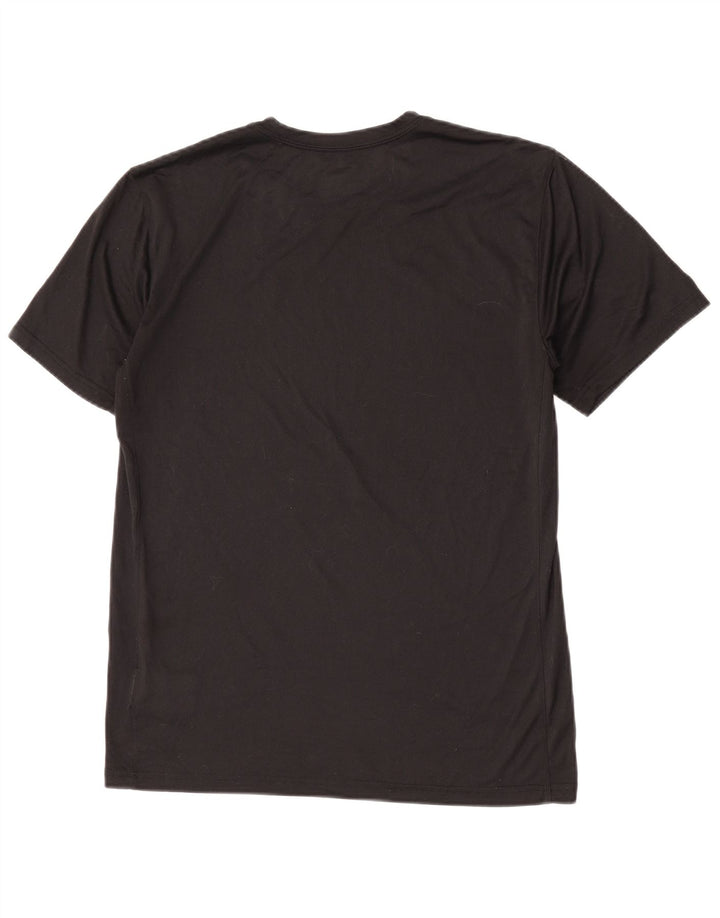 Nike Herren Dri Fit T-Shirt Top Medium Schwarz Polyester