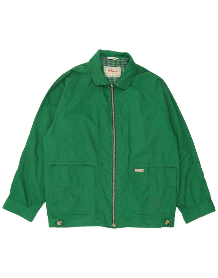 Stratos Herren Bomberjacke UK 40 Large Grün Polyester