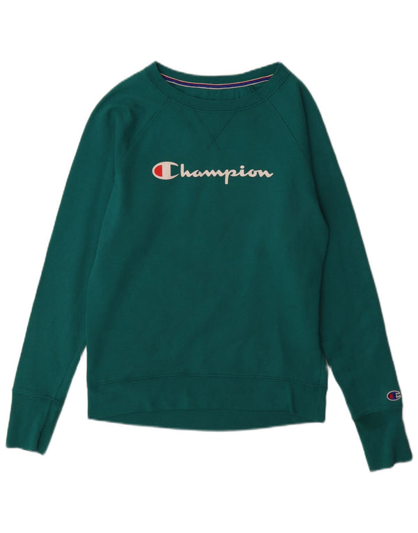 Champion Herren-Sweatshirt mit Grafik, Größe S, Grün, Polyester
