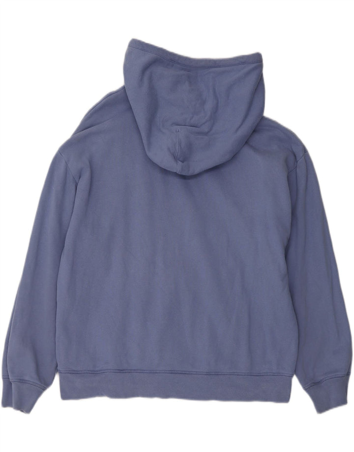 LEVI'S Womens Hoodie Jumper UK 16 Large Blue Cotton Vintage Levi's and Second-Hand Levi's from Messina Hembry 