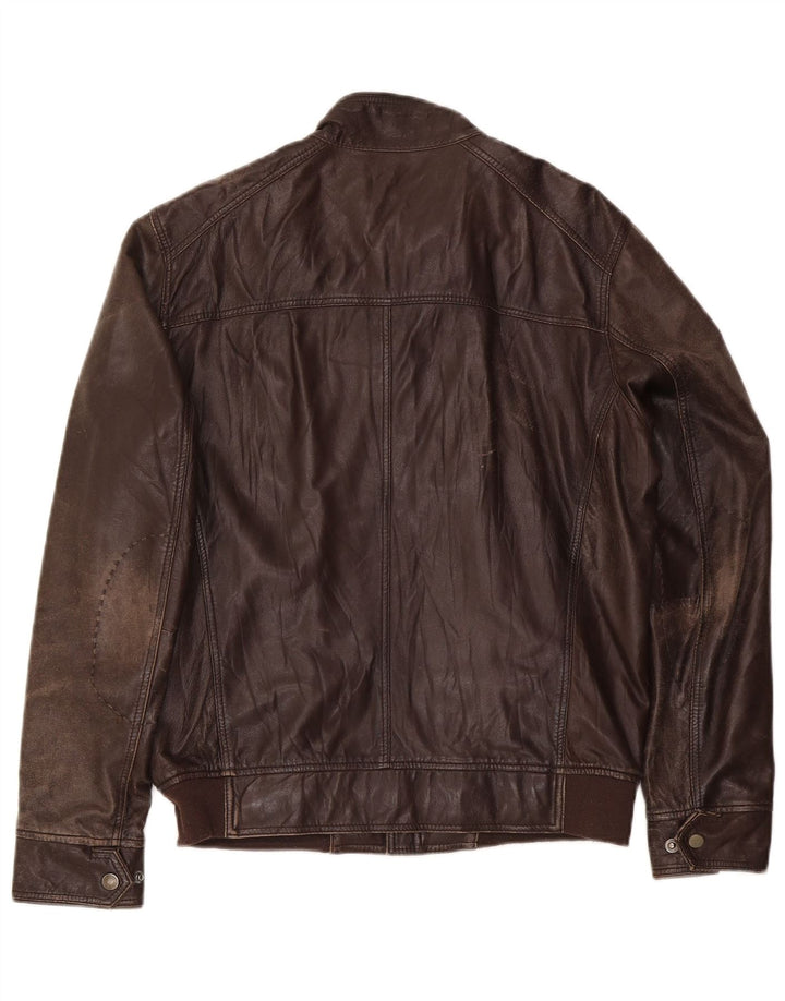Conbipel Herren Lederjacke IT 50 Large Braun