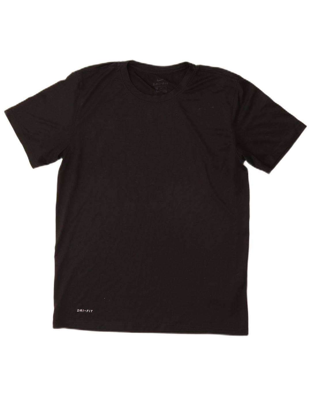Nike Herren Dri Fit T-Shirt Top Medium Schwarz Polyester