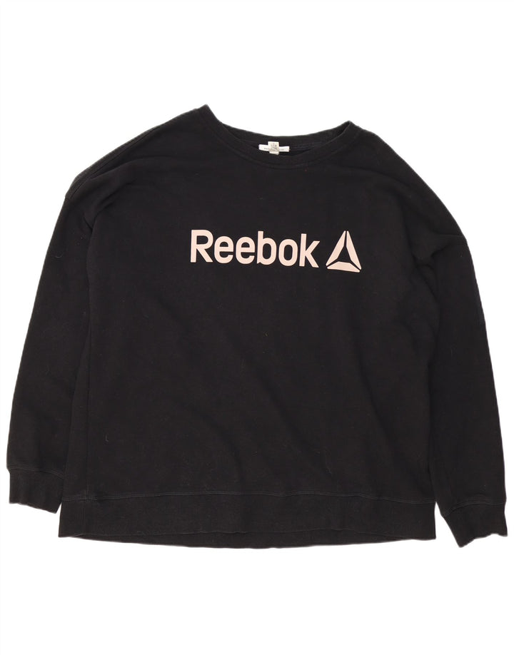 Reebok Herren Graphic Sweatshirt Pullover XL Schwarz
