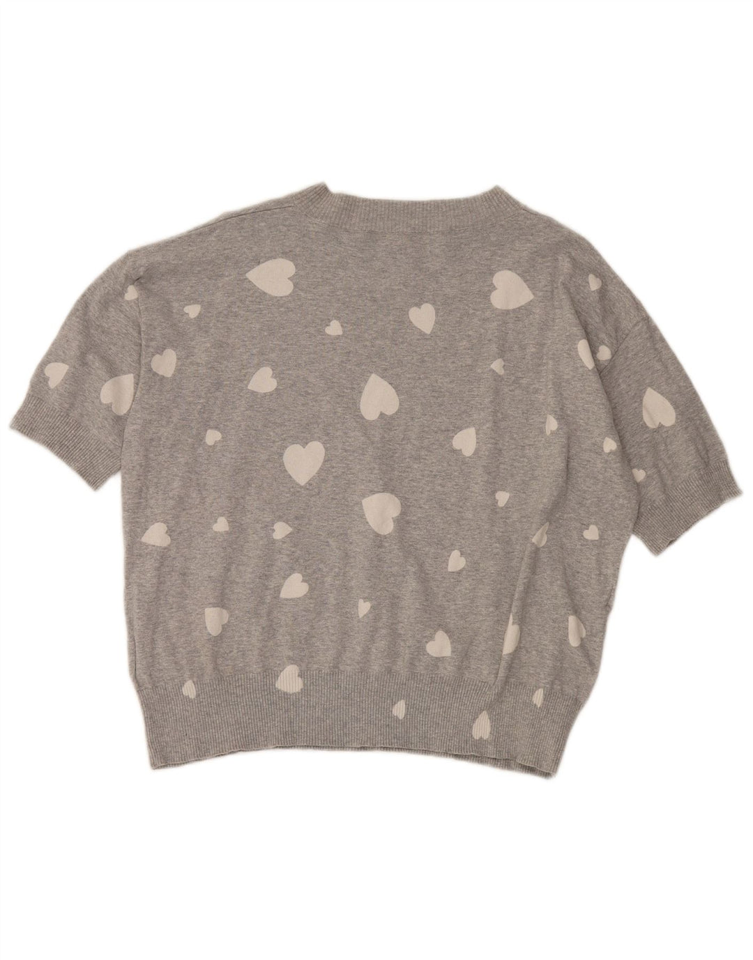 Marks & Spencer Damen-Pullover mit abstraktem Muster und Rundhalsausschnitt, Gr. 16, Größe L