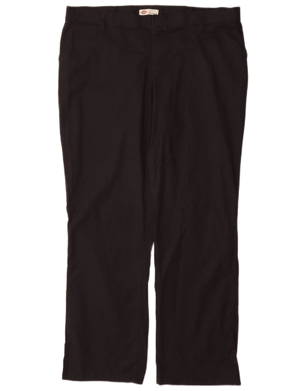 Dickies gerade Chino-Hose für Damen, US 18, 2XL, W38, L32, Schwarz, Polyester