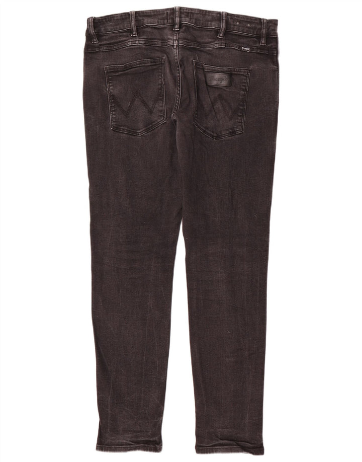 Wrangler Herren Skinny Jeans W34 L30 Graue Baumwolle
