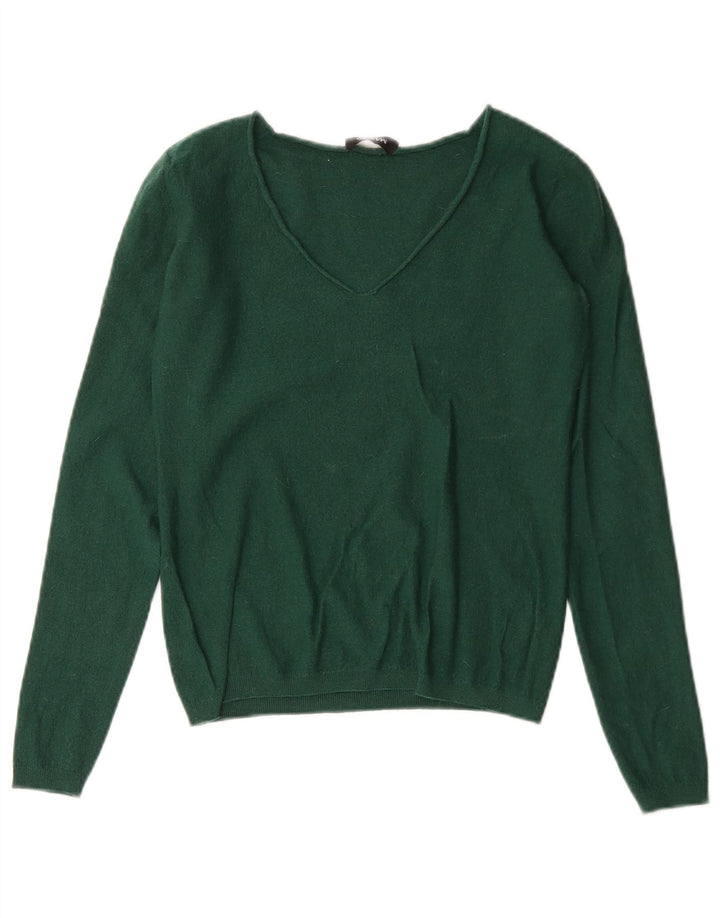 Max & Co. Damen-Pullover mit V-Ausschnitt, Gr. 10, Größe S, Grün
