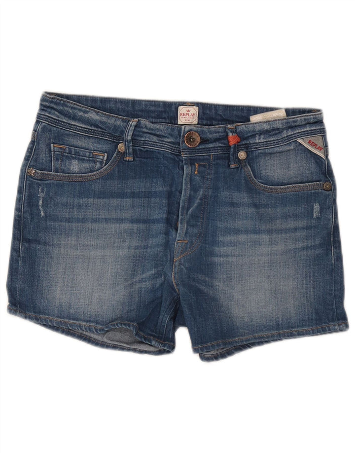 Replay Damen Jeansshorts W27 Small Blau