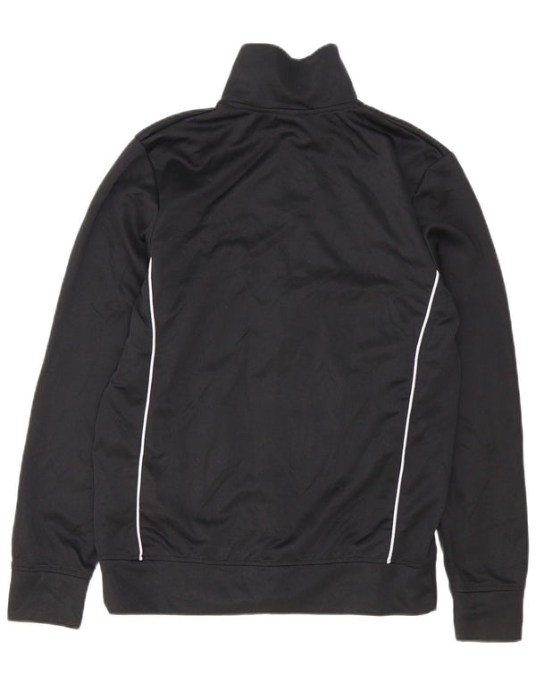 Jack & Jones Mens Tracksuit Top Jacket Medium Black Polyester
