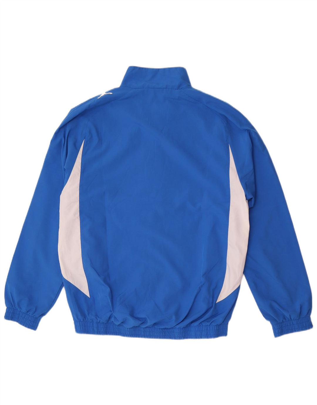 Puma Herren-Trainingsanzug-Top-Jacke, klein, blau, Farbblock, Polyester, Sport