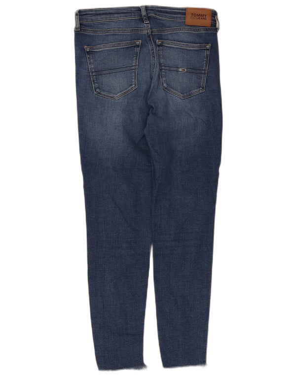 Tommy Hilfiger Damen Skinny Jeans W28 L25 Blau Baumwolle