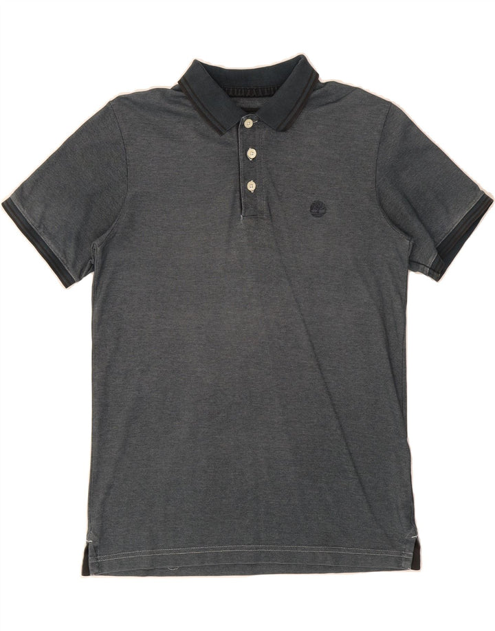 TIMBERLAND Herren-Poloshirt mit normaler Passform, große marineblaue Baumwolle