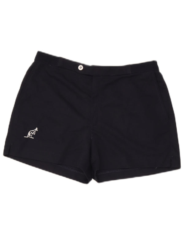 AUSTRALIAN L'ALPINA Damen Chinoshorts IT 52 XL W30 Marineblaues Polyester