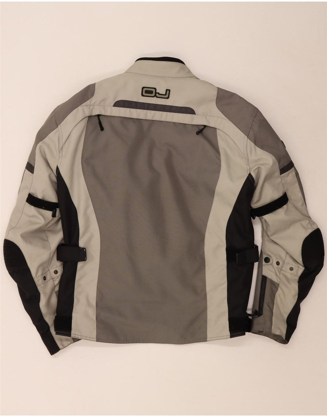 OJ Atmosfere Herren Bomberjacke mit Grafik, UK 40, Größe L, Grau, Farbblock