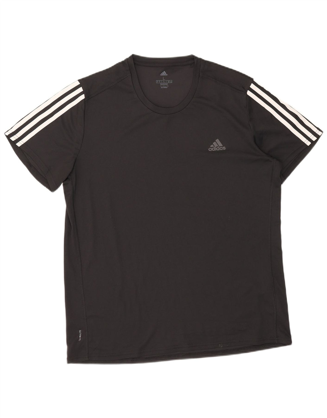 Adidas Herren Climalite T-Shirt Top Large Schwarz Polyester