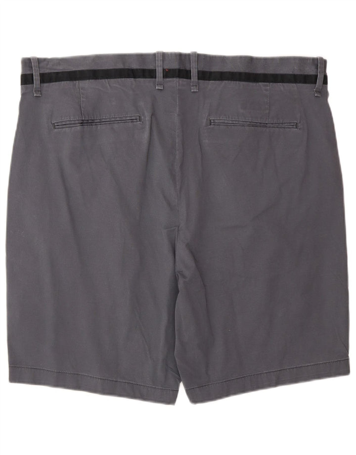 CALVIN KLEIN Herren Chino Shorts W38 XL Graue Baumwolle